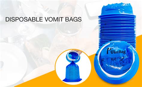 Pack Emesis Bag Disposable Vomit Bags Aircraft Car Sickness Bag