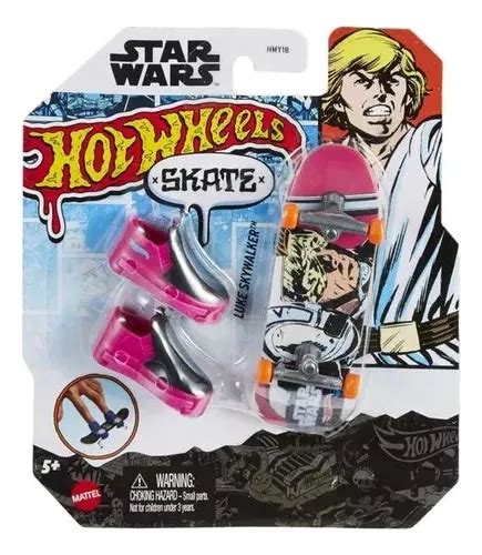 Hot Wheels Skate Star Wars Luke Skywalker Patineta Tenis Meses Sin