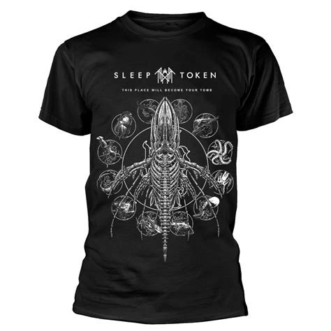 Sleep Token Tomb Whale Black T Shirt Eyesore Merch