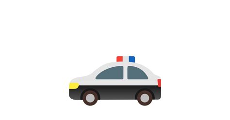 🚓 Coche De Policía Emoji