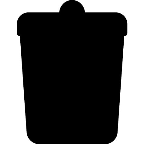 Trash Can Silhouette Vector Svg Icon Svg Repo