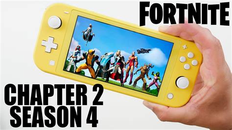 Fortnite Chapter Season Gameplay On Nintendo Switch Lite Youtube