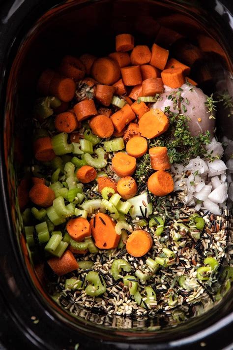 Creamy Wild Rice Chicken Soup With Roasted Mushrooms Half Baked Harvest