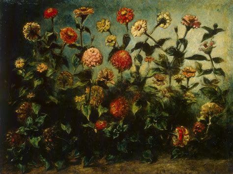 Flowers - Eugene Delacroix | Endless Paintings