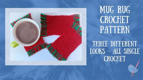 Mug Rug Crochet Pattern 3 Different Looks All Single Crochet