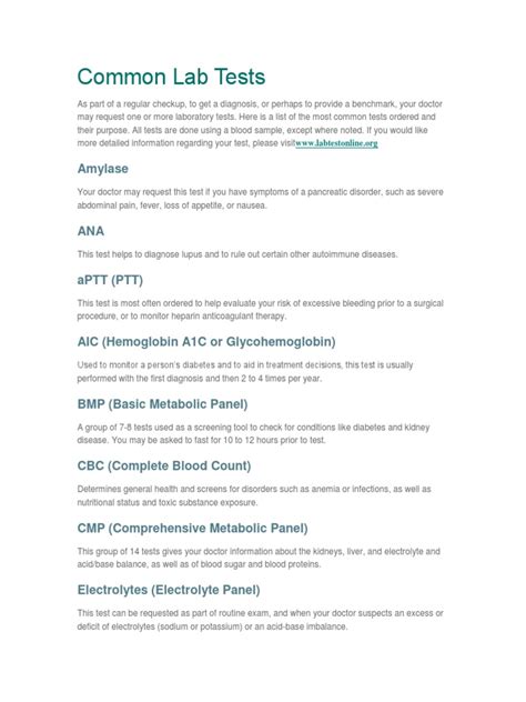 Common Lab Tests | Hypothyroidism | Thyroid Stimulating Hormone