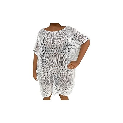 Lcpddajlspig Copricostume Donna Da Spiaggia Cotone Estate Abito Mare