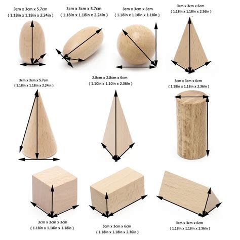 S Lidos Geom Tricos De Madeira Formas Montessori Recursos De