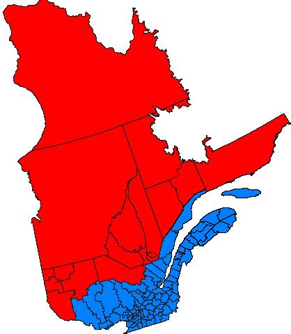 Republic of Quebec map | alternatehistory.com