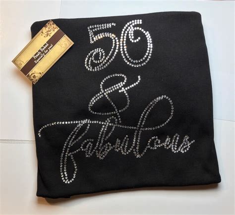 Bling 50 And Fabulous Shirt 50th Birthday Shirt Womens Etsy