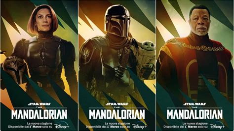 The Mandalorian S3 I Poster Italiani Dedicati A Din Djarin Bo Katan E