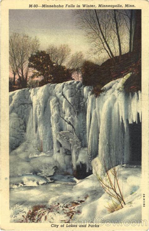 Minnehaha Falls in Winter Minneapolis, MN