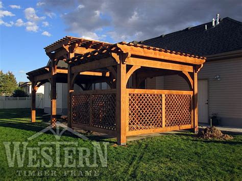 Round Pergola Western Timber Frame