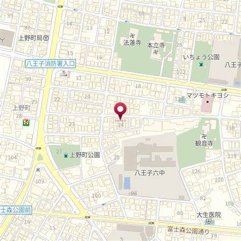 東京都八王子市上野町24－19 の地図 Mapfan