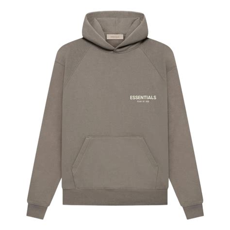 Fear Of God Essentials Ss22 Hoodie Desert Taupe Fog Ss22 399 192bt