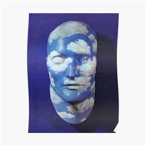 Rene Magritte Painted Plaster Mask Premium Matte Vertical Poster Sold