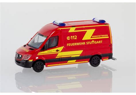 Herpa Mercedes Benz Sprinter Feuerwehr Stuttgart Sondermodell Baden