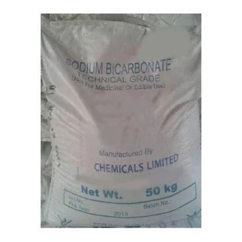 Sodium Bicarbonate Food Grade Packaging Type Bag Packaging Size 50