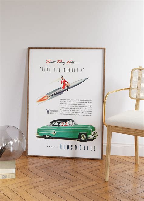 VINTAGE CAR POSTER, Car Poster Print, Digital Car Poster, Classic ...