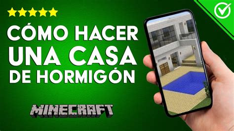 ¿cómo Hacer Una Casa Moderna De Hormigón En Minecraft Materiales Y