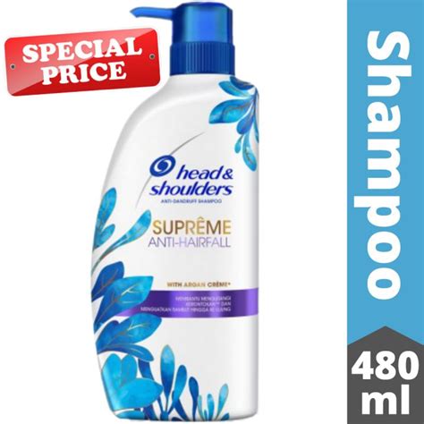 Head Shoulders Shampoo Supreme 480ml Anti Hairfall Shampo Anti