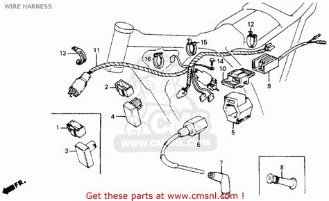 1986 Honda spree parts list