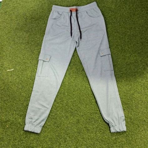 Solid White Cotton Men Cargo Jogger Pant Daily Wear At Rs Piece In