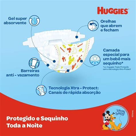 Fralda Tripla Prote O Tamanho G Unidades Huggies