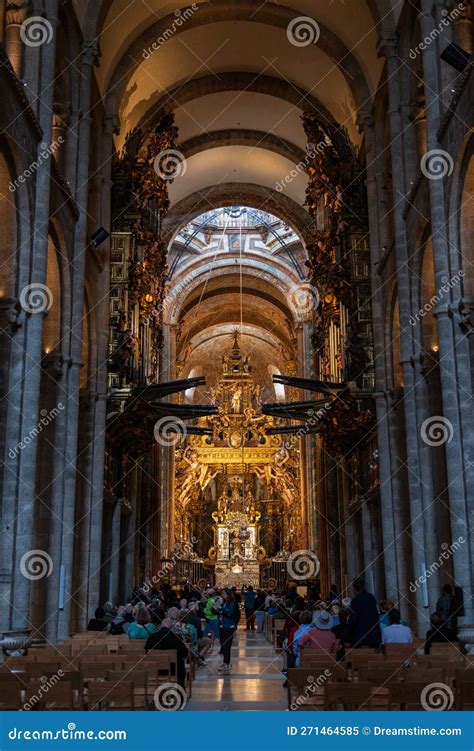 Cathedral Of St James In Santiago De Compostela Editorial Image Image