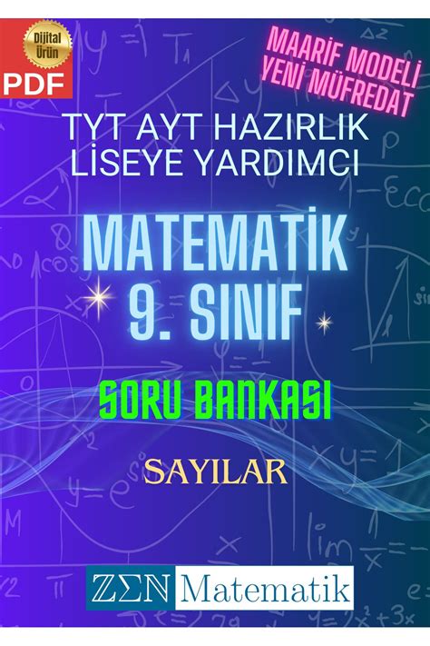 Zen Matematik Tyt Ayt Hazırlık Liseye Yardımcı Matematik YENİ MÜFREDAT