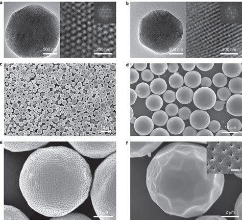 Representative Sem And Tem Images Of The Polymer Cubosomes A Tem