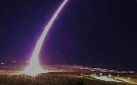 Air Force Fires Unarmed Icbm Into Pacific Ocean With Aim Toward Deterrence Stars And Stripes