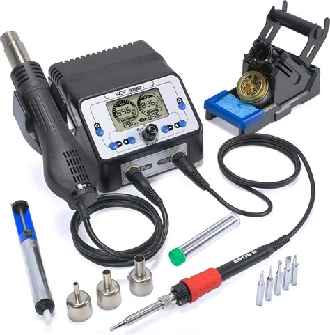 Wep D I Se Hot Air Soldering Iron Station Kit In For Rework Desoldering With Lead Free