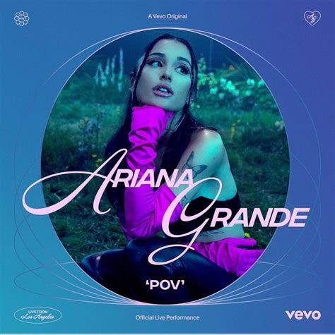 Ariana Grande Pov Vevo Official Live Performance Lyrics Genius Lyrics