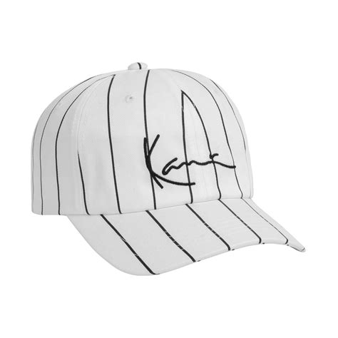 Kšiltovka Karl Kani Signature Pinstripe Cap Whiteblack Snapbacks