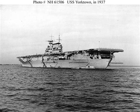 Usn Ships Uss Yorktown Cv 5 In Hampton Roads 30 October 1937