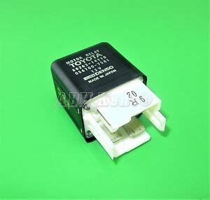 Toyota Lexus Pin Black Motor Relay Denso