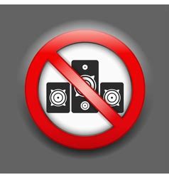 No music sign Royalty Free Vector Image - VectorStock