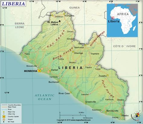 What Are The Key Facts Of Liberia World Map Europe Liberia Country