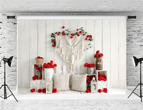 Amazon Kate X Ft Valentine S Day Photography Backdrop White Wood