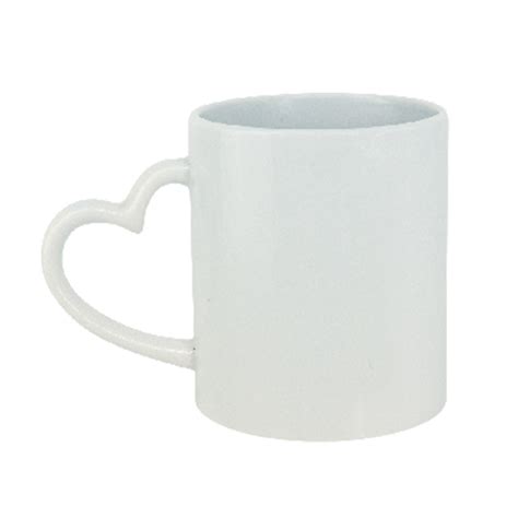 Taza Blanca Oz Con Asa Corazon Pd Maquiparts