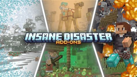 Insane Disasters Addon Showcase Minecraft Marketplace Addon Pocket