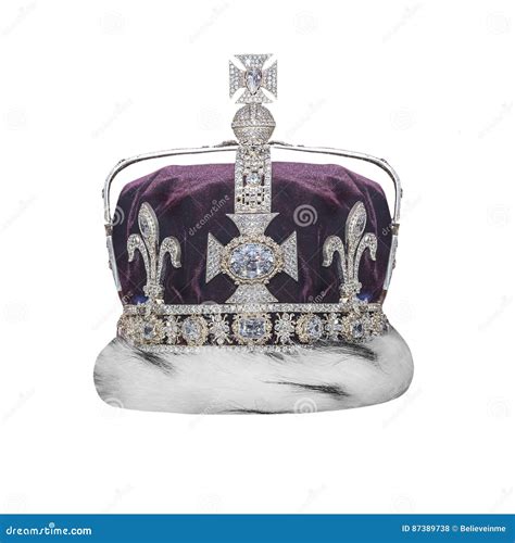 Royal crown with jewels. stock photo. Image of kingdom - 87389738