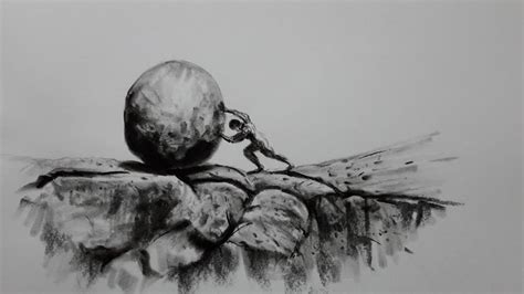 Never Give Up Charcoal Drawing By Artist Alamgir Youtube