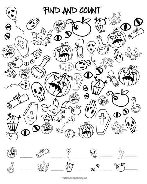 Free Printable Halloween Activities Sheets