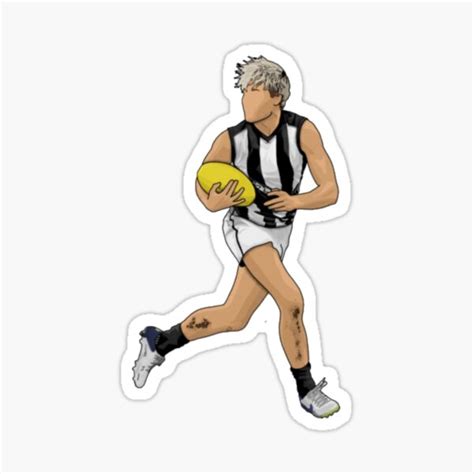 "afl collingwood" Sticker for Sale by Boksto | Redbubble