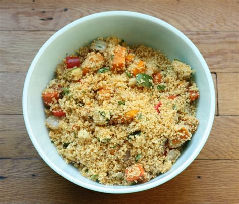 Couscous and roasted vegetables. | writes4food