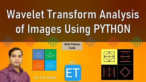 Wavelet Transform Analysis Of Images Using Python Youtube