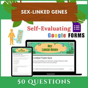 Sex Linked Traits Inheritance Auto Graded Google Forms Quiz Tpt