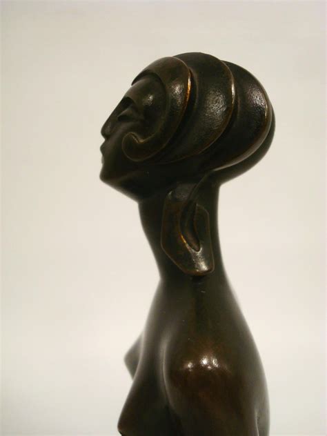 Art Deco Bronze Sculpture Figure Of A Naked Woman By Sibylle May France S For Sale At Stdibs